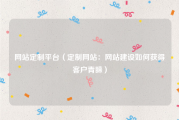 网站定制平台（定制网站：网站建设如何获得客户青睐）