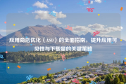 应用商店优化（ASO）的全面指南，提升应用可见性与下载量的关键策略