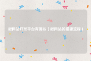 微网站开发平台有哪些（微网站的搭建流程）