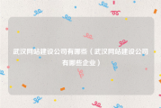 武汉网站建设公司有哪些（武汉网站建设公司有哪些企业）