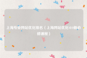 上海专业网站优化排名（上海网站优化SEO新必修课程）