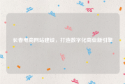 长春电商网站建设，打造数字化商业新引擎
