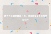 西安专业网站建设公司，打造数字化未来的关键伙伴