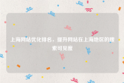 上海网站优化排名，提升网站在上海地区的搜索可见度