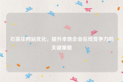 石家庄网站优化，提升本地企业在线竞争力的关键策略