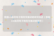 我国b2b医药电子商务发展战略研究综述（我国B2B医药电子商务发展战略研究）