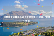 流量流失太快怎么办（流量回落 SNS面临“粘性”焦虑）