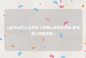 qq粉丝群怎么运营的（利用QQ等粉丝营销 餐馆用上网络营销）