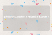 最专业的网站建设组织（网站建站哪家公司好）