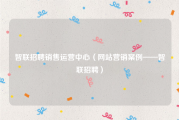 智联招聘销售运营中心（网站营销案例——智联招聘）