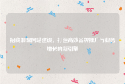 招商加盟网站建设，打造高效品牌推广与业务增长的新引擎