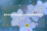 最专业 汽车网站建设（汽车网站网址是多少）