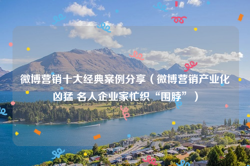 微博营销十大经典案例分享（微博营销产业化凶猛 名人企业家忙织“围脖”）