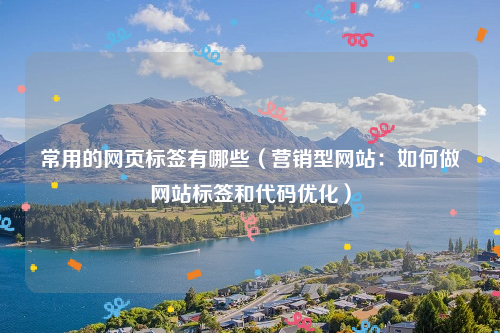 常用的网页标签有哪些（营销型网站：如何做网站标签和代码优化）