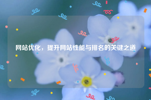 网站优化，提升网站性能与排名的关键之道