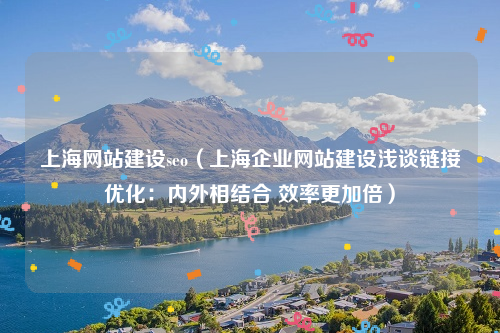 上海网站建设seo（上海企业网站建设浅谈链接优化：内外相结合 效率更加倍）