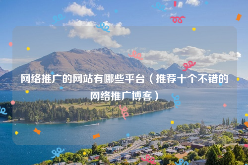网络推广的网站有哪些平台（推荐十个不错的网络推广博客）