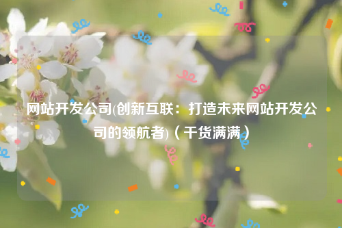 网站开发公司(创新互联：打造未来网站开发公司的领航者)（干货满满）