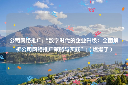 公司网络推广(“数字时代的企业升级：全面解析公司网络推广策略与实践”)（燃爆了）