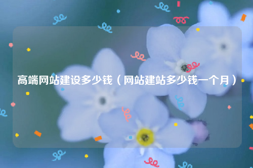 高端网站建设多少钱（网站建站多少钱一个月）