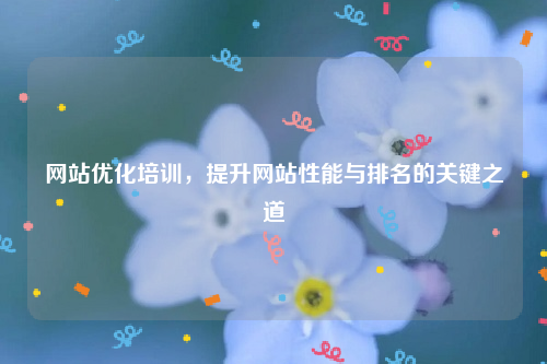 网站优化培训，提升网站性能与排名的关键之道