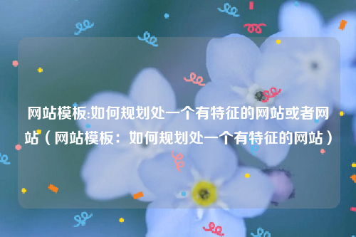 网站模板:如何规划处一个有特征的网站或者网站（网站模板：如何规划处一个有特征的网站）