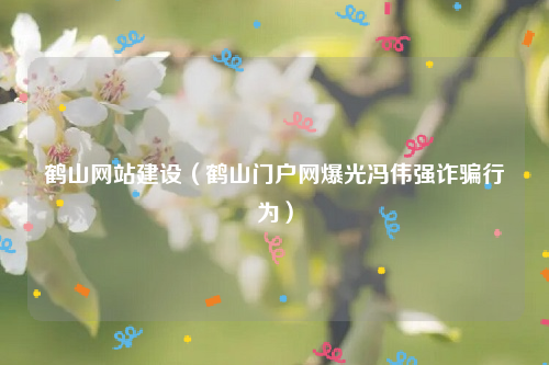 鹤山网站建设（鹤山门户网爆光冯伟强诈骗行为）