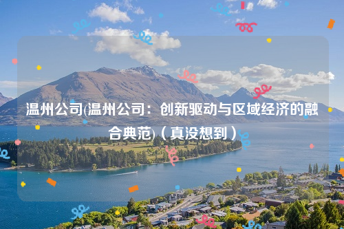 温州公司(温州公司：创新驱动与区域经济的融合典范)（真没想到）