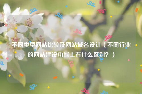 不同类型网站比较及网站域名设计（不同行业的网站建设功能上有什么区别？）