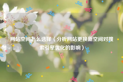网站空间怎么选择（分析网站更换新空间对搜索引擎优化的影响）