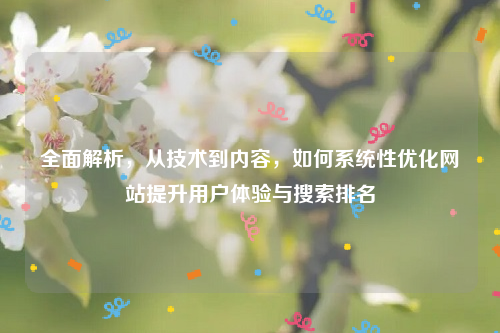 全面解析，从技术到内容，如何系统性优化网站提升用户体验与搜索排名
