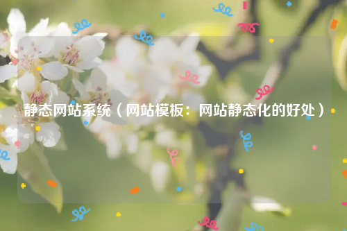 静态网站系统（网站模板：网站静态化的好处）