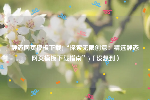 静态网页模板下载(“探索无限创意：精选静态网页模板下载指南”)（没想到）