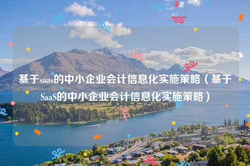 基于saas的中小企业会计信息化实施策略（基于SaaS的中小企业会计信息化实施策略）